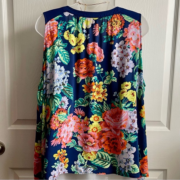 MAEVE BY ANTHROPOLOGIE FLORAL PATTERN BLOUSE SIZE 22 WOMEN PLUS - Picture 3 of 12